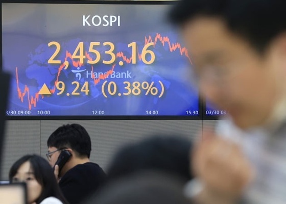 코스피, 장 초반 강보합…현대차·기아 1%대 상승