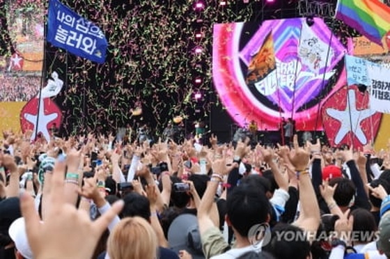 문체부, 인천항 크루즈터미널에서 '펜타포트음악축제' 홍보 행사