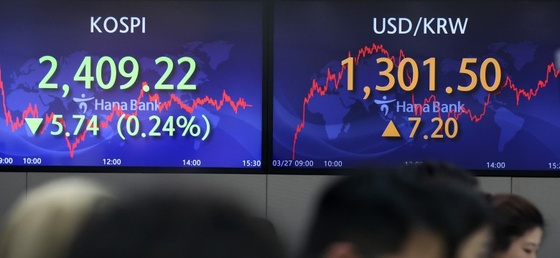 코스피, 개인·기관 '사자'에 상승…코스닥도 ↑